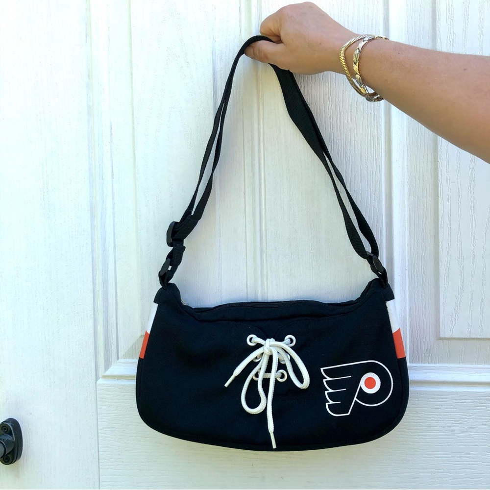 Profanity Little Earth NHL Philadelphia Flyers Handbag Crossbody Black